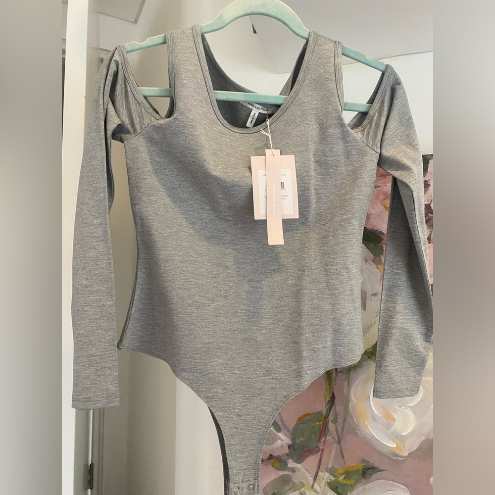 Avec Les Filles Grey top